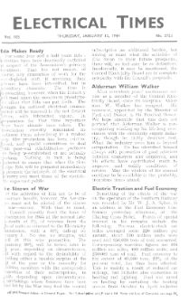 Electrical Times vol. 105 no. 2725 (1944)