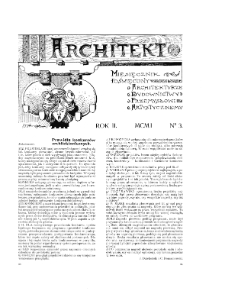 Architekt R. 2 z. 3 (1901)
