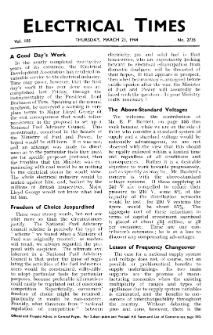 Electrical Times vol. 105 no. 2735 (1944)