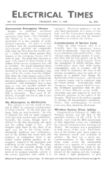 Electrical Times vol. 105 no. 2742 (1944)