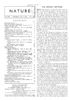 Nature : a weekly illustrated journal of science vol. 156 no. 3949 (1945)