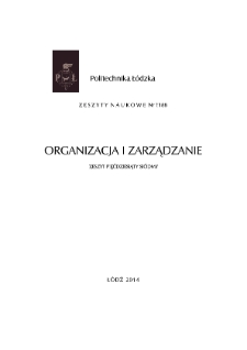 Zeszyty Naukowe. Organizacja i Zarządzanie z. 57 (2014)