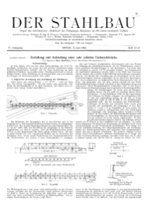 Der Stahlbau : Beilage zur Zeitschrift Die Bautechnik Jg. 17 H. 12-13 (1944)