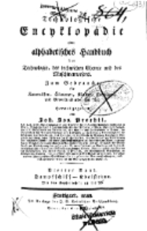 Technologische Encyklopädie oder alphabetisches Handbuch der Technologie, der technischen Chemie und des Maschinenwesens. T. 4, Dampfschiff - Edelsteine