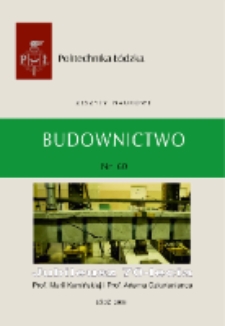Zeszyty Naukowe. Budownictwo nr 60 (2009)