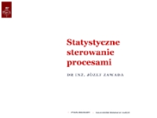 Statystyczne sterowanie procesami: materiały do wykładów
