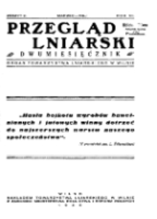 Przegląd Lniarski : kwartalnik : organ Towarzystwa Lniarskiego w Wilnie R. 7 z. 2 (1936)