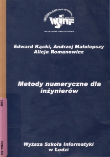 Metody numeryczne dla inżynierów