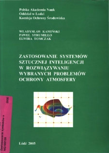 Zastosowanie systemów sztucznej inteligencji w rozwiązywaniu wybranych problemów ochrony atmosfery