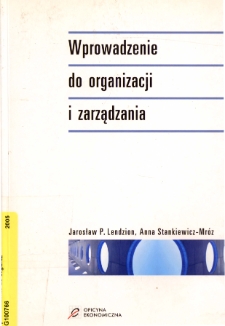 Wprowadzenie do organizacji i zarządzania