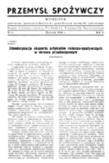 Przemysł Spożywczy : miesięcznik poświęcony sprawom technicznym i gospodarczym przemysłu spożywczego R. II, nr 4 (1948)