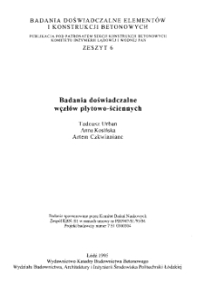 Experimental Investigation of Slab-Wall Joints