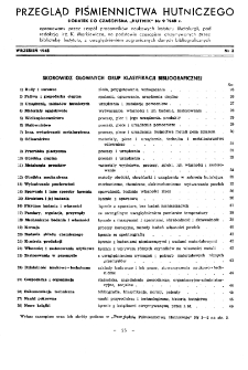Przegląd piśmiennictwa hutniczego nr 3 (1948)