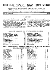 Przegląd piśmiennictwa hutniczego nr 1-2 (1949)
