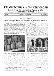 Elektrotechnik und Maschinenbau Jg. 54 H. 40 (1936)