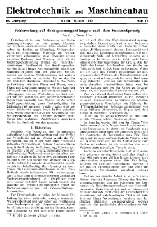 Elektrotechnik und Maschinenbau Jg. 66 H. 10 (1949)