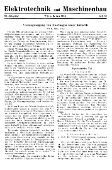 Elektrotechnik und Maschinenbau Jg. 68 H. 13 (1951)