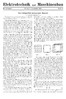 Elektrotechnik und Maschinenbau Jg. 68 H. 17 (1951)