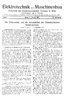 Elektrotechnik und Maschinenbau Jg. 52 H. 1 (1934)