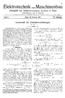 Elektrotechnik und Maschinenbau Jg. 52 H. 8 (1934)