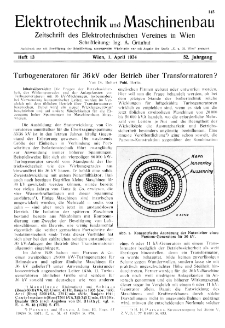Elektrotechnik und Maschinenbau Jg. 52 H. 13 (1934)