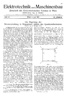Elektrotechnik und Maschinenbau Jg. 52 H. 26 (1934)