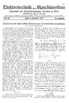 Elektrotechnik und Maschinenbau Jg. 52 H. 36 (1934)