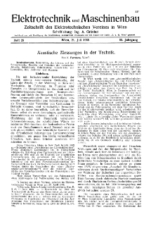 Elektrotechnik und Maschinenbau Jg. 53 H. 29 (1935)