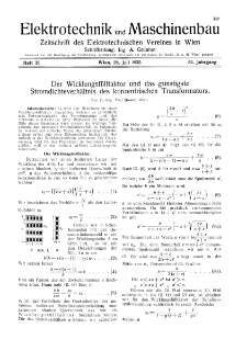 Elektrotechnik und Maschinenbau Jg. 53 H. 30 (1935)