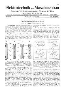 Elektrotechnik und Maschinenbau Jg. 53 H. 33 (1935)