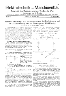 Elektrotechnik und Maschinenbau Jg. 53 H. 34 (1935)