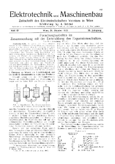 Elektrotechnik und Maschinenbau Jg. 53 H. 42 (1935)