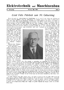 Elektrotechnik und Maschinenbau Jg. 65 H. 5 (1948)