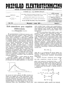 Przegląd Elektrotechniczny : organ Stowarzyszenia Elektrotechników Polskich R. VIII z. 3 (1926)