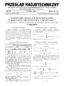 Przegląd Radjotechniczny: ogłaszany staraniem Sekcji Radjotechnicznej Stow. Elektr. Polskich R. XII z. 23-24 (1934)