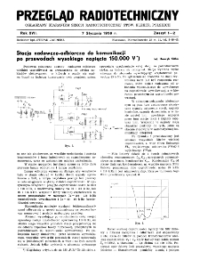 Przegląd Radiotechniczny: ogłaszany staraniem Sekcji Radiotechnicznej Stow. Elektr. Polskich R. XVII z. 1-2 (1939)