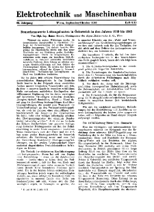 Elektrotechnik und Maschinenbau Jg. 63 H. 9-10 (1946)