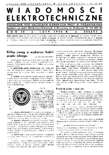 Wiadomości Elektrotechniczne : miesięcznik pod naczelną redakcją prof. M. Pożaryskiego. R. IV nr 2 (1936)