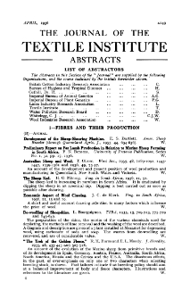 Abstracts - April (1936)
