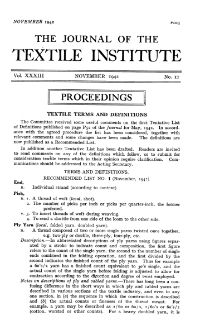 The Journal of the Textile Institute - Proceedings Vol. XXXIII no. 11 (1942)