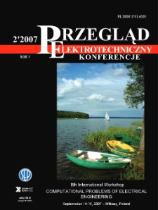 Przegląd Elektrotechniczny. Konferencje R. 5 nr 2 (2007)