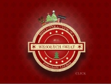 Pocztówka świąteczna Biblioteki Cyfrowej PŁ eBiPoL 2011. Boże Narodzenie.