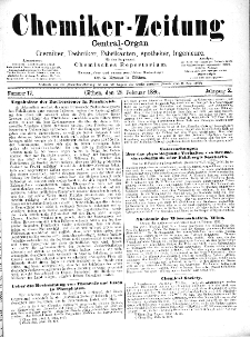 Chemiker-Zeitung Jg. 10 Nr. 17 (1886)