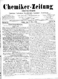 Chemiker-Zeitung Jg. 10 Nr. 24 (1886)