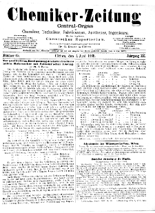 Chemiker Zeitung Jg. 12 Nr. 45 (1888)