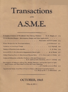 Transactions of the American Society of Mechanical Engineers vol. 67 no. 7 (1945)