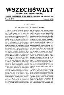Wszechświat Pismo Przyrodnicze 1946 z. 3