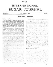 International Sugar Journal vol. 47 no. 561 (1945)