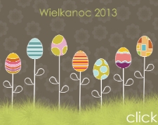 Kartka świąteczna CYBRA - eBiPoL 2013. Wielkanoc.