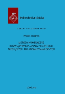 Metody numeryczne rozwiązywania, analizy i kontroli nieciągłych układów dynamicznych